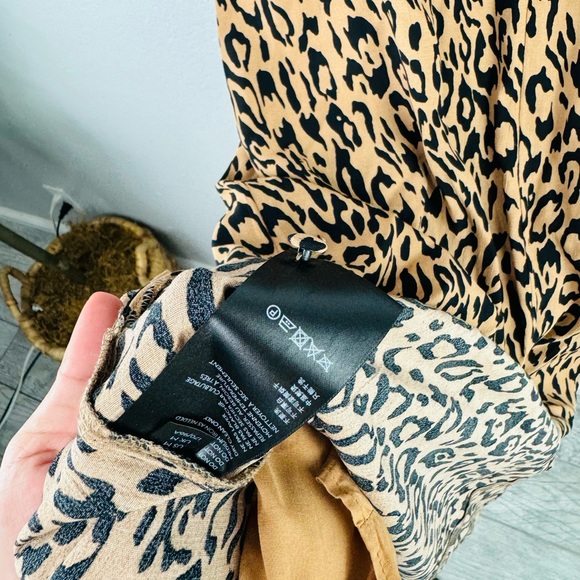 Anthropologie McKenzie Leopard Print Midi Dress - Picture 11 of 11